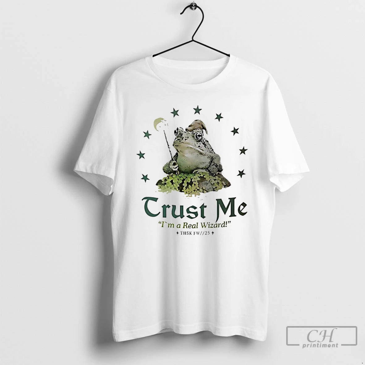 Premium Frog Trust Me Im A Real Wizard T-Shirts, Hoodie, Sweatshirt | PopFlextees.com