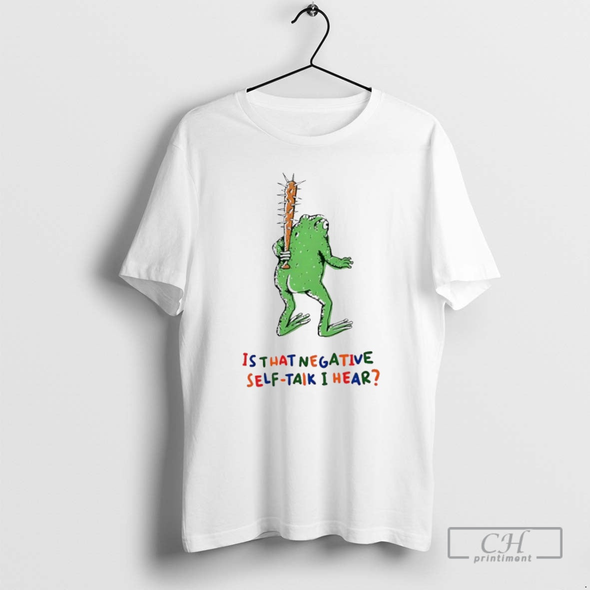 Premium Frog Is That Negative Self Talk I Hear Shirt Sweater Hoodie, Sweatshirt | PopFlextees.com