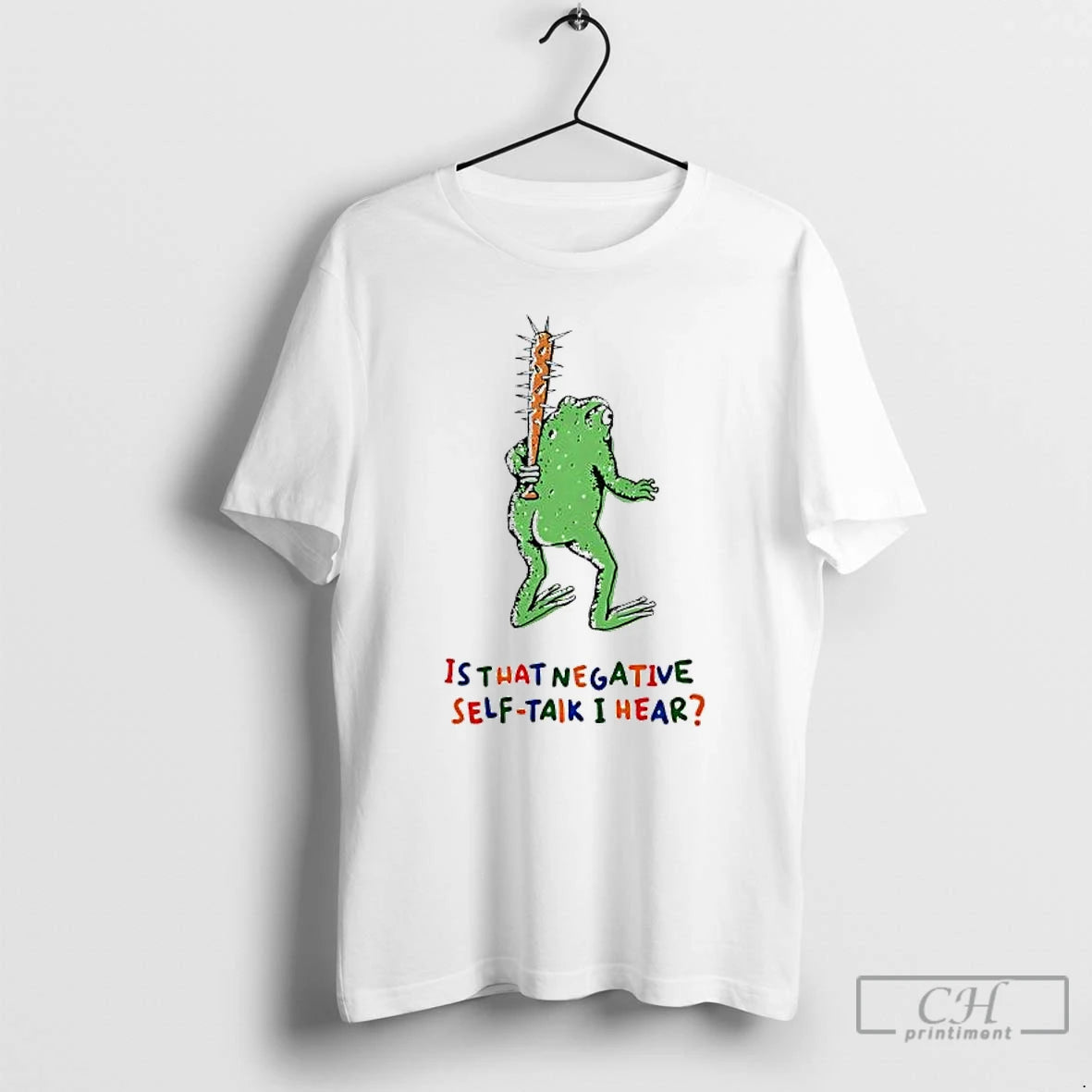 Premium Frog Is That Negative Self Talk I Hear T-Shirts, Hoodie, Sweatshirt | PopFlextees.com