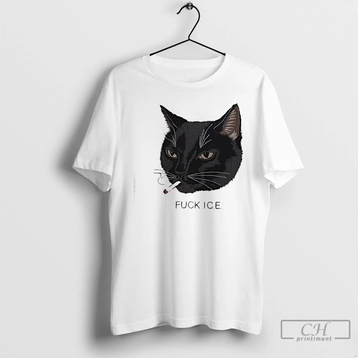 Fuck Ice Smoking Cat T-Shirts, Hoodie, Sweatshirt