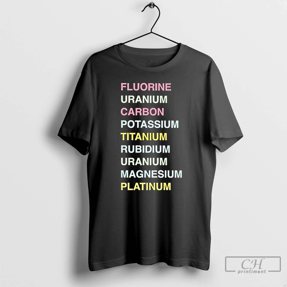 Premium Fuck Trump Chemistry Periodic Fluorine Uranium Carbon Potassium T-Shirts, Hoodie, Sweatshirt | PopFlextees.com