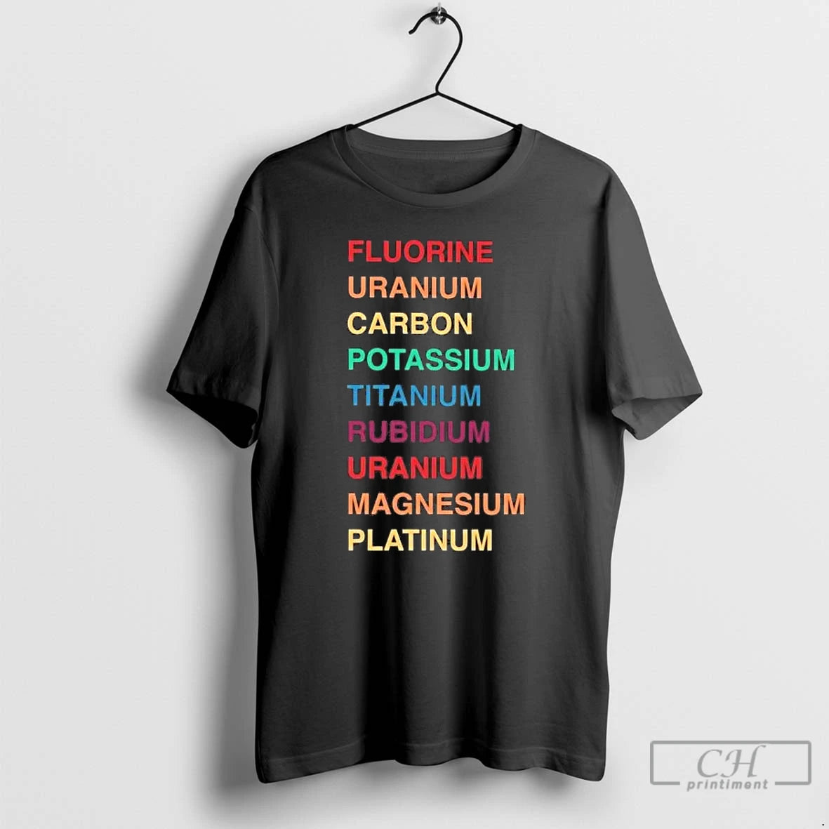 Premium Fuck Trump Fluorine Uranium Carbon Potassium Titanium Rubidium T-Shirts, Hoodie, Sweatshirt | PopFlextees.com