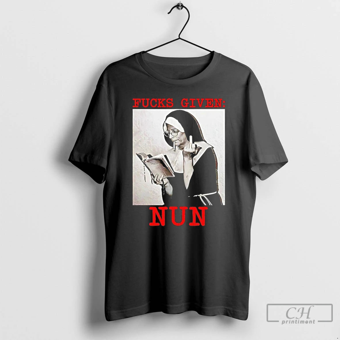Premium Fucks Given Nun T-Shirts, Hoodie, Sweatshirt | PopFlextees.com