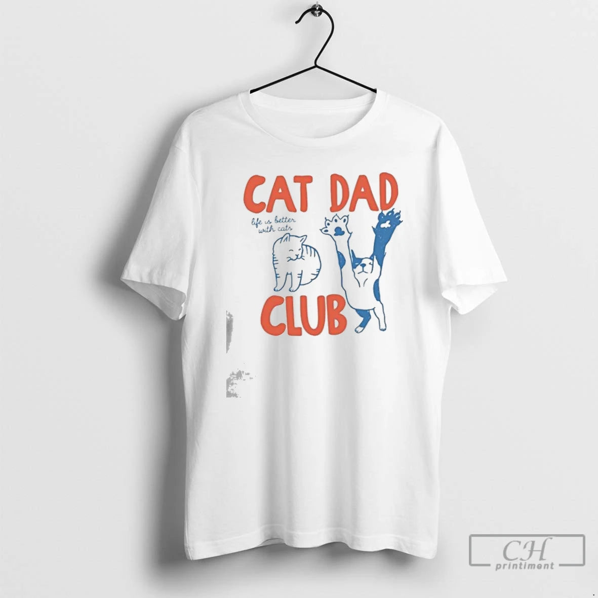 Premium Funny Cat Dad Club T-Shirts, Hoodie, Sweatshirt | PopFlextees.com