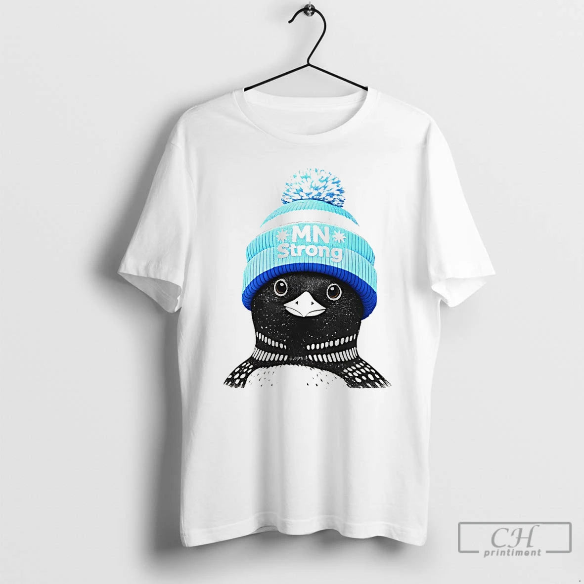 Premium Funny Loon Mn Strong Minneapolis Stupid Canadian Wolf Bird T-Shirts, Hoodie, Sweatshirt | PopFlextees.com