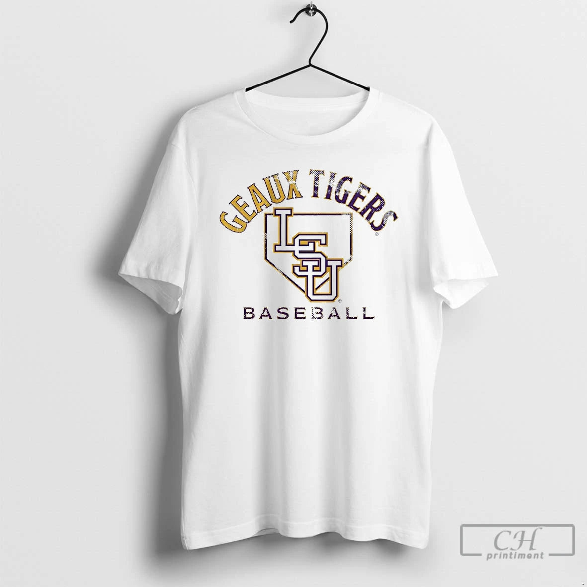 Premium Geaux Tigers Lsu Baseball Home Plate T-Shirts, Hoodie, Sweatshirt | PopFlextees.com