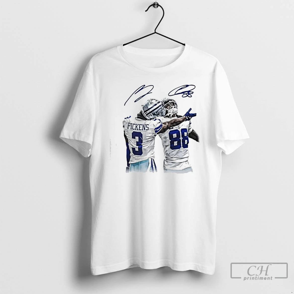 Premium George Pickens X Ceedee Lamb Dallas Cowboys Signatures T-Shirts, Hoodie, Sweatshirt | PopFlextees.com