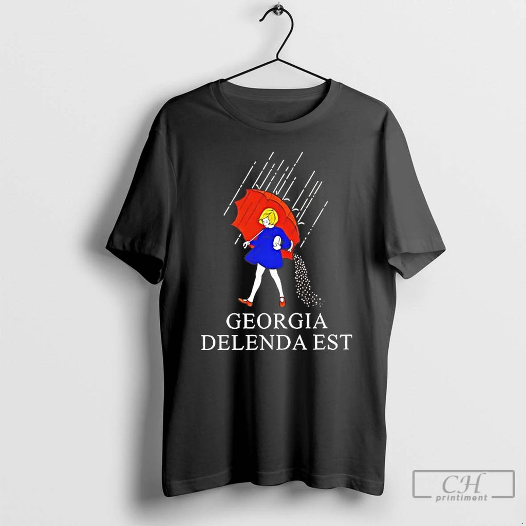 Premium Georgia Delenda Est Salt Girl 2026 T-Shirts, Hoodie, Sweatshirt | PopFlextees.com