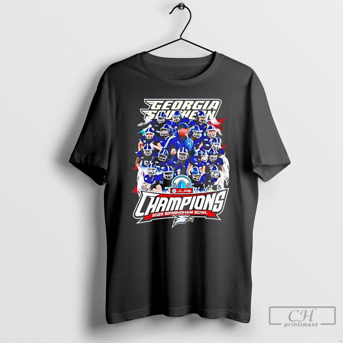 Premium Georgia Southern 2025 Birmingham Bowl Champions Team Players T-Shirts, Hoodie, Sweatshirt | PopFlextees.com