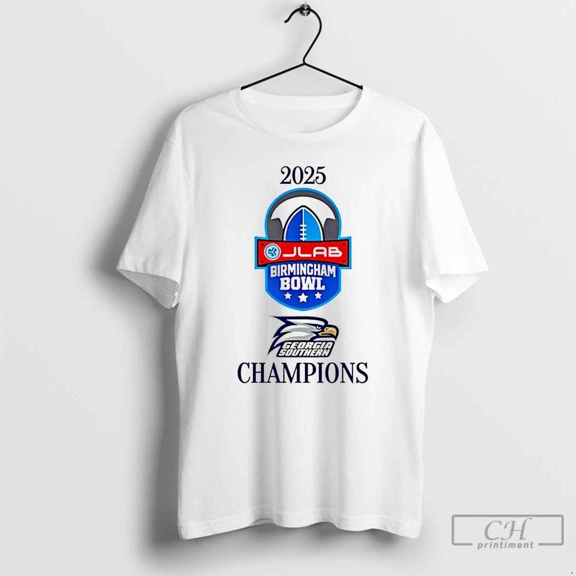 Premium Georgia Southern Football 2025 Birmingham Bowl Champions T-Shirts, Hoodie, Sweatshirt | PopFlextees.com