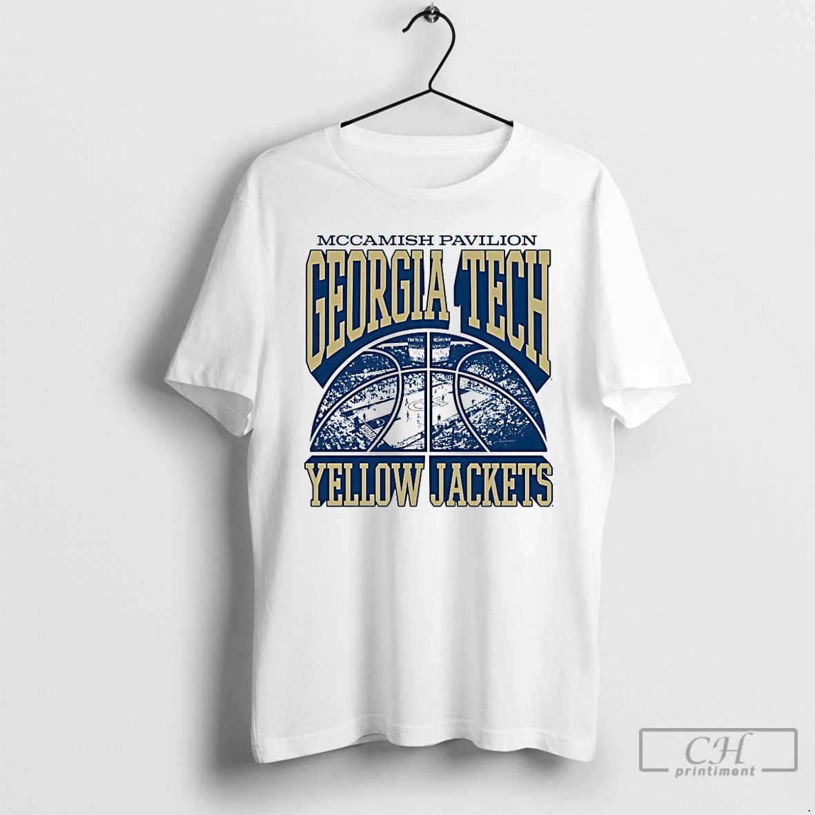 Premium Georgia Tech Yellow Jackets Basketball Mccamish Pavilion T-Shirts, Hoodie, Sweatshirt | PopFlextees.com
