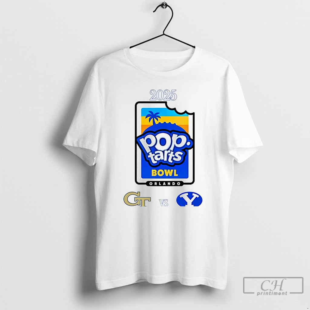 Premium Georgia Tech Yellow Jackets Vs Byu Cougars 2025 Pop Tarts Bowl T Shirts Sweater Hoodie, Sweatshirt | PopFlextees.com