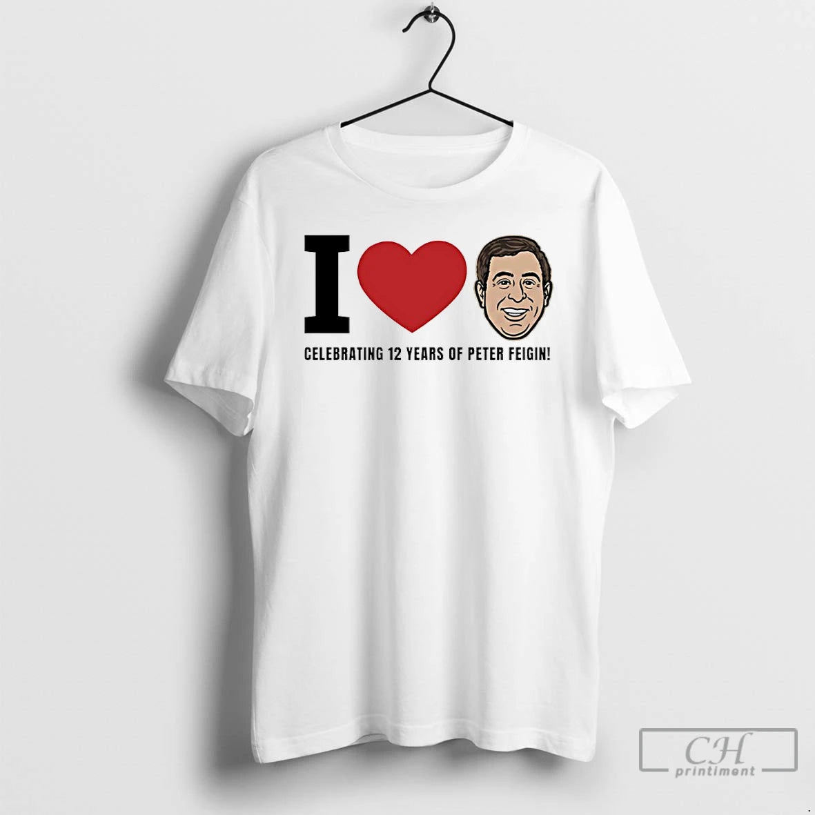 Premium Giannis Antetokounmpo Wearing I Love Celebrating 12 Years Of Peter Feigin T Shirts Sweater Hoodie, Sweatshirt