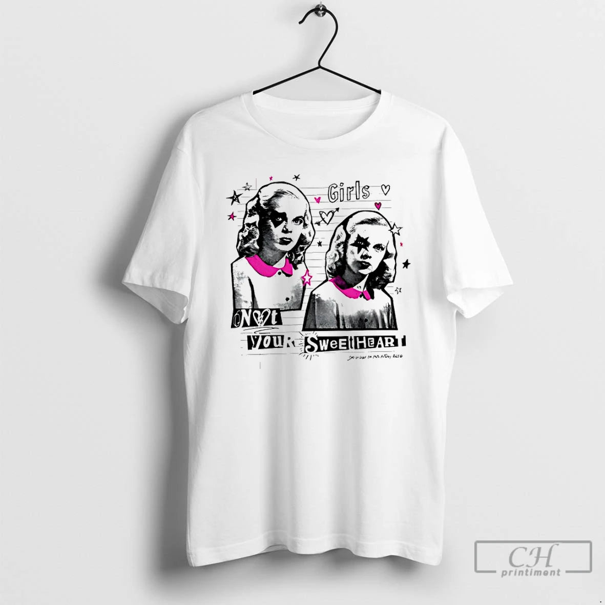 Premium Girls Not You Sweatheart Vintage T-Shirts, Hoodie, Sweatshirt | PopFlextees.com