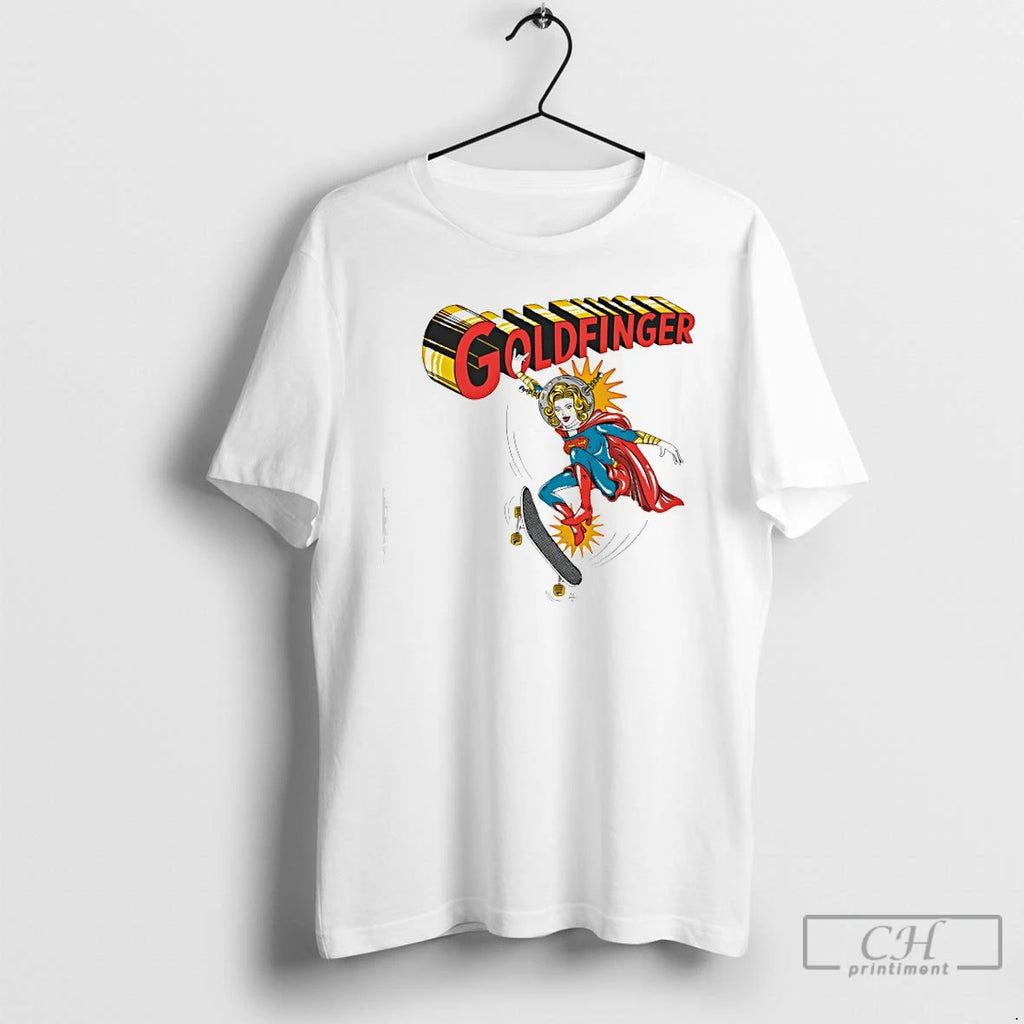 Premium Goldfinger Superwoman T-Shirts, Hoodie, Sweatshirt | PopFlextees.com