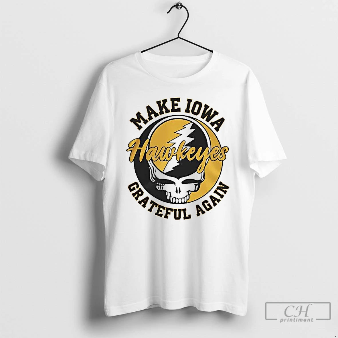 Premium Grateful Dead Make Iowa Hawkeyes Grateful Again T-Shirts, Hoodie, Sweatshirt | PopFlextees.com