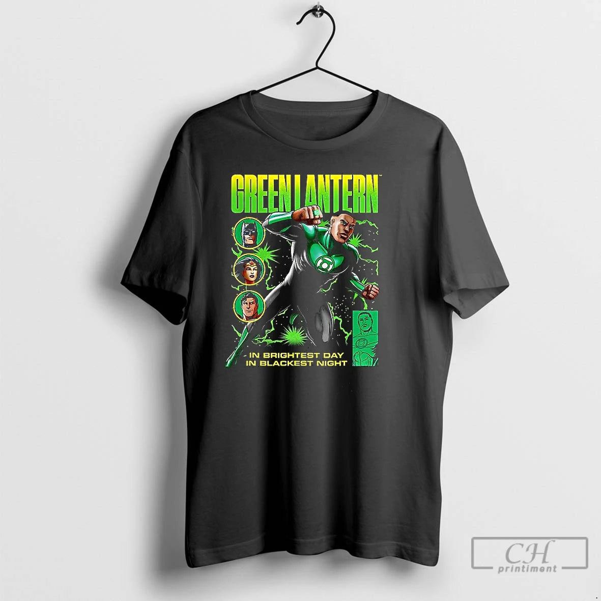 Premium Green Lantern In Brightest Day In Blackest Night T-Shirts, Hoodie, Sweatshirt | PopFlextees.com