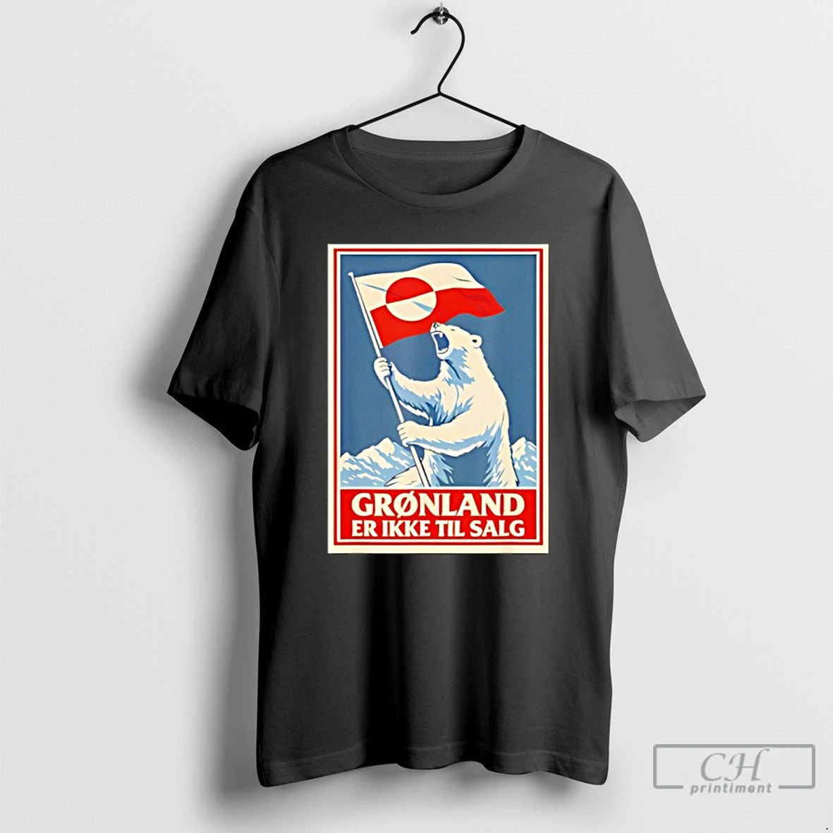 Premium Greenland Is Not For Sale Bear Flag T-Shirts, Hoodie, Sweatshirt | PopFlextees.com