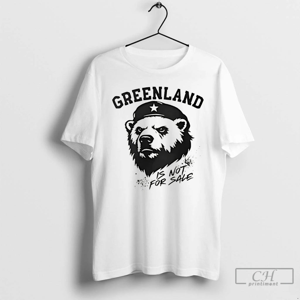 Premium Greenland Is Not For Sale White Bear Political T-Shirts, Hoodie, Sweatshirt | PopFlextees.com