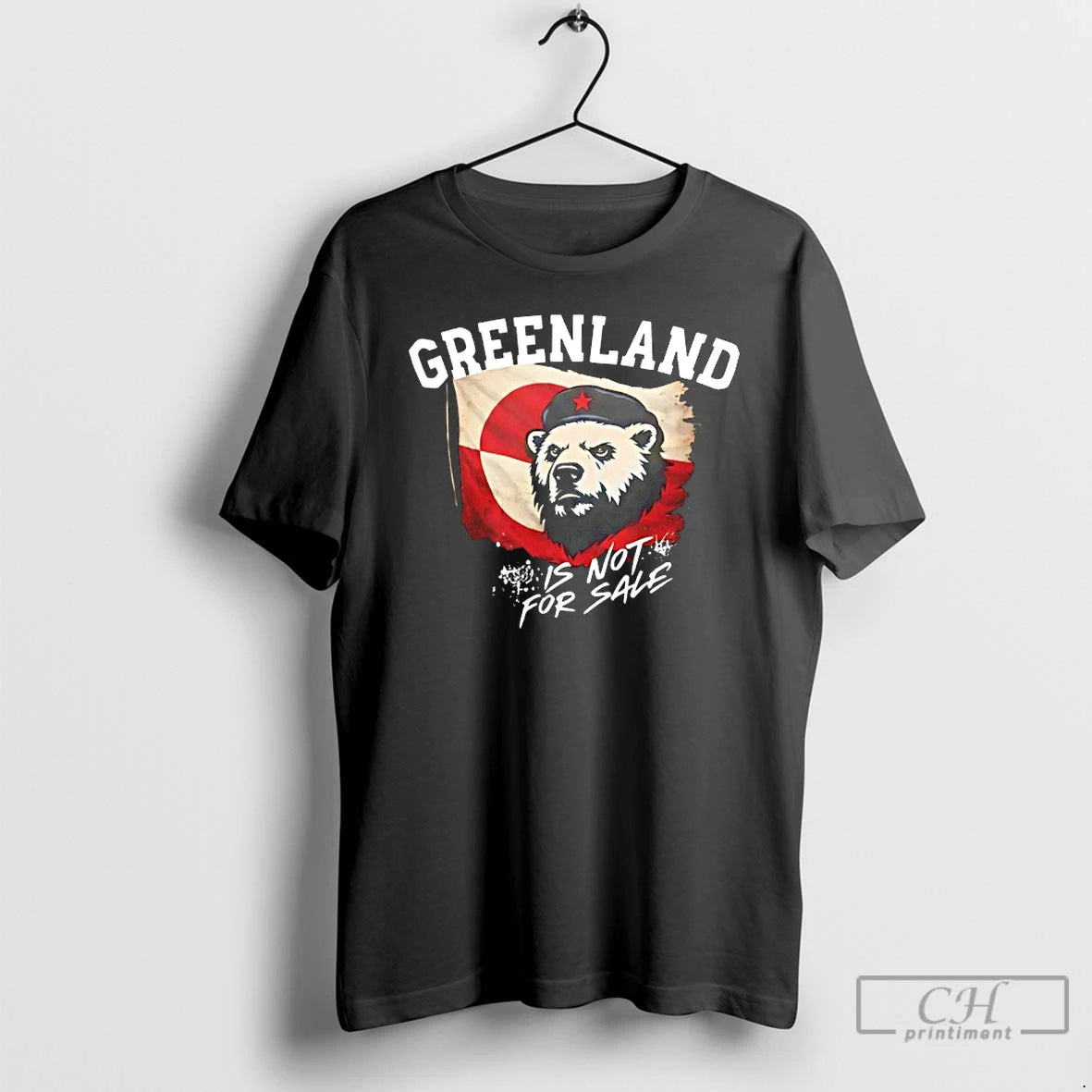 Premium Greenland Is Not For Sale Ice Bear Greenland Flag T-Shirts, Hoodie, Sweatshirt | PopFlextees.com