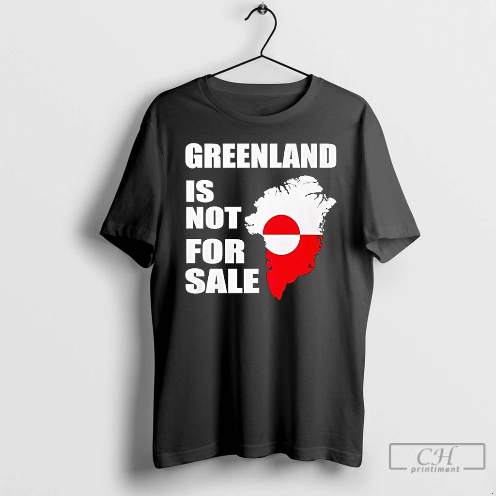 Premium Greenland Is Not For Sale Map Flags T-Shirts, Hoodie, Sweatshirt | PopFlextees.com