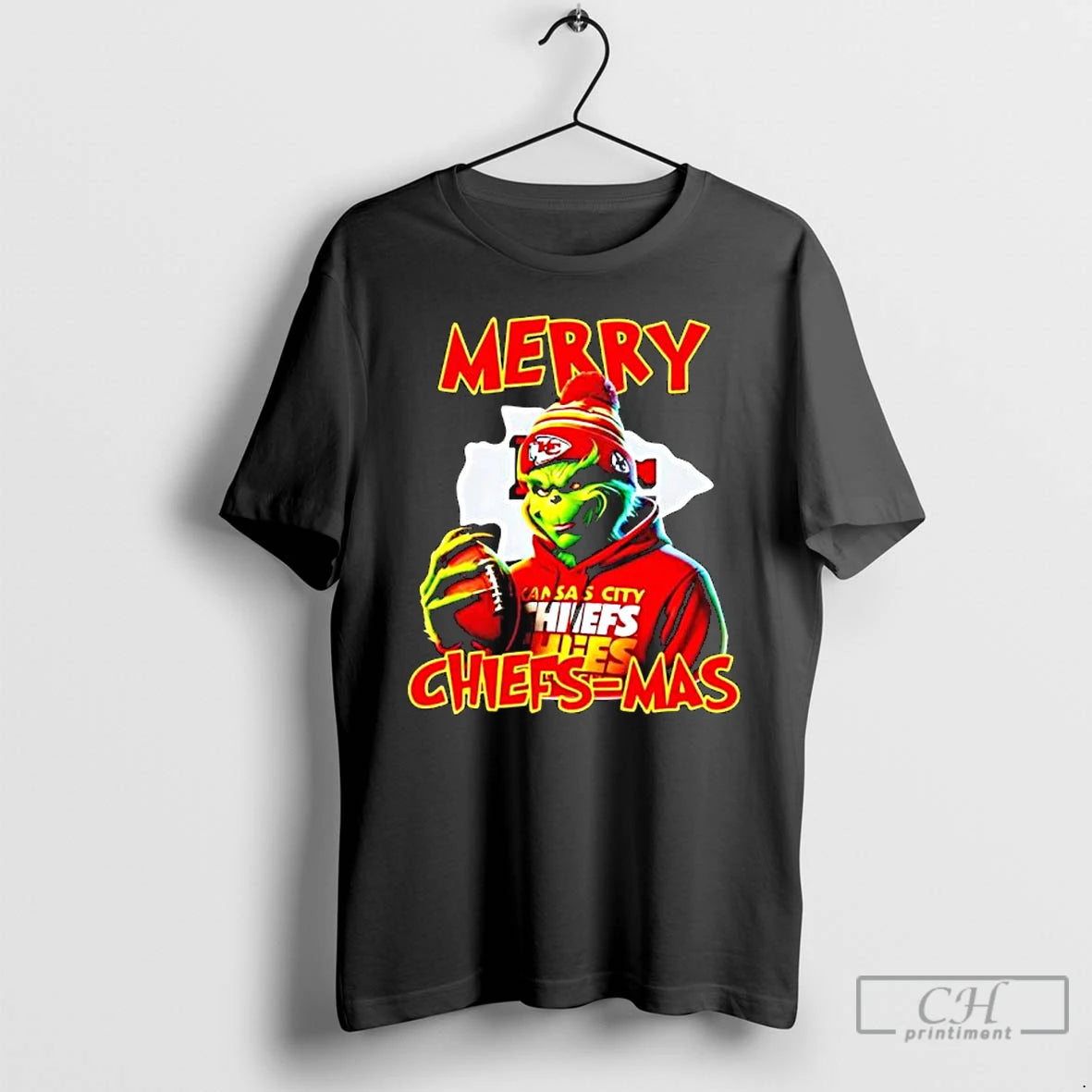 Premium Grinch Kansas City Chiefs Merry Chiefs Mas T-Shirts, Hoodie, Sweatshirt | PopFlextees.com
