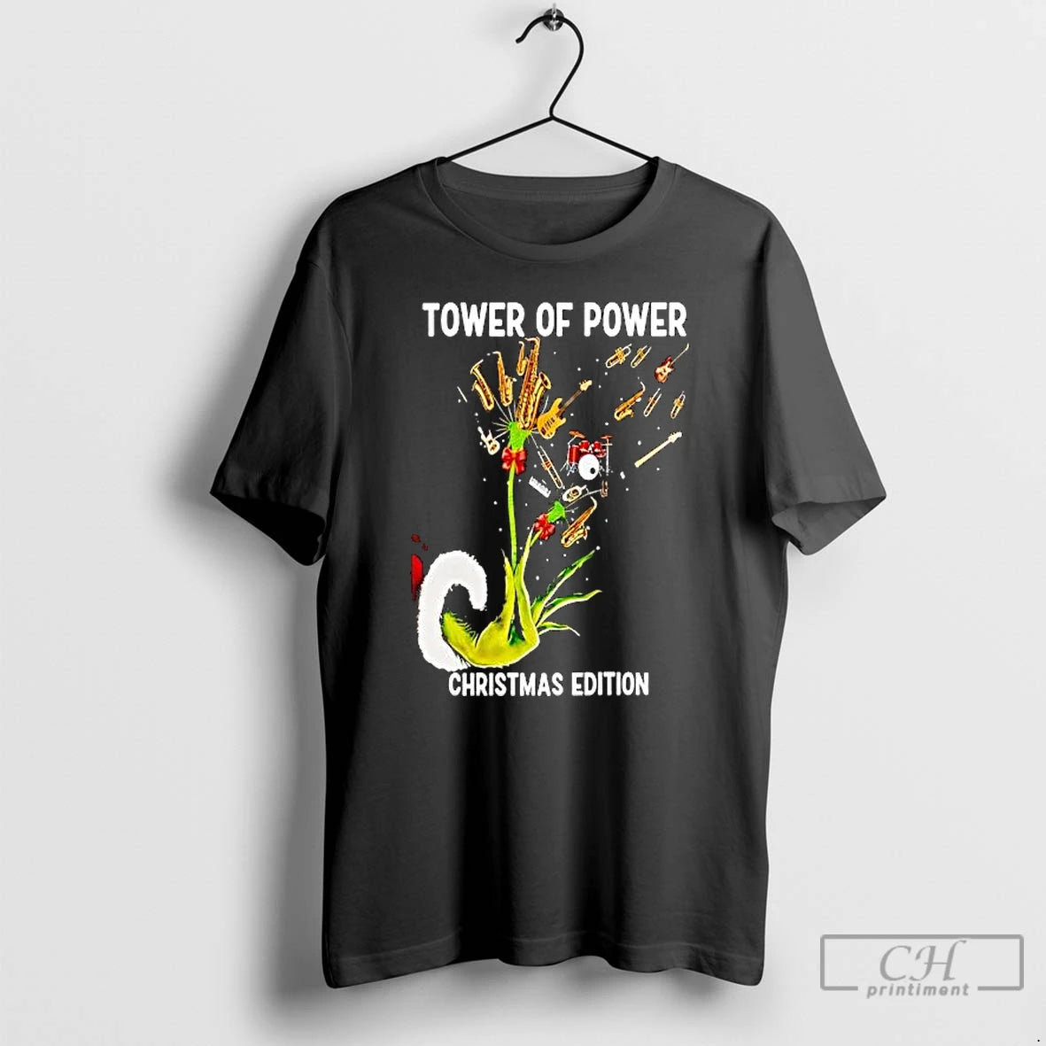 Premium Grinch Tower Of Power Christmas Edition Trends Stylish T-Shirts, Hoodie, Sweatshirt | PopFlextees.com