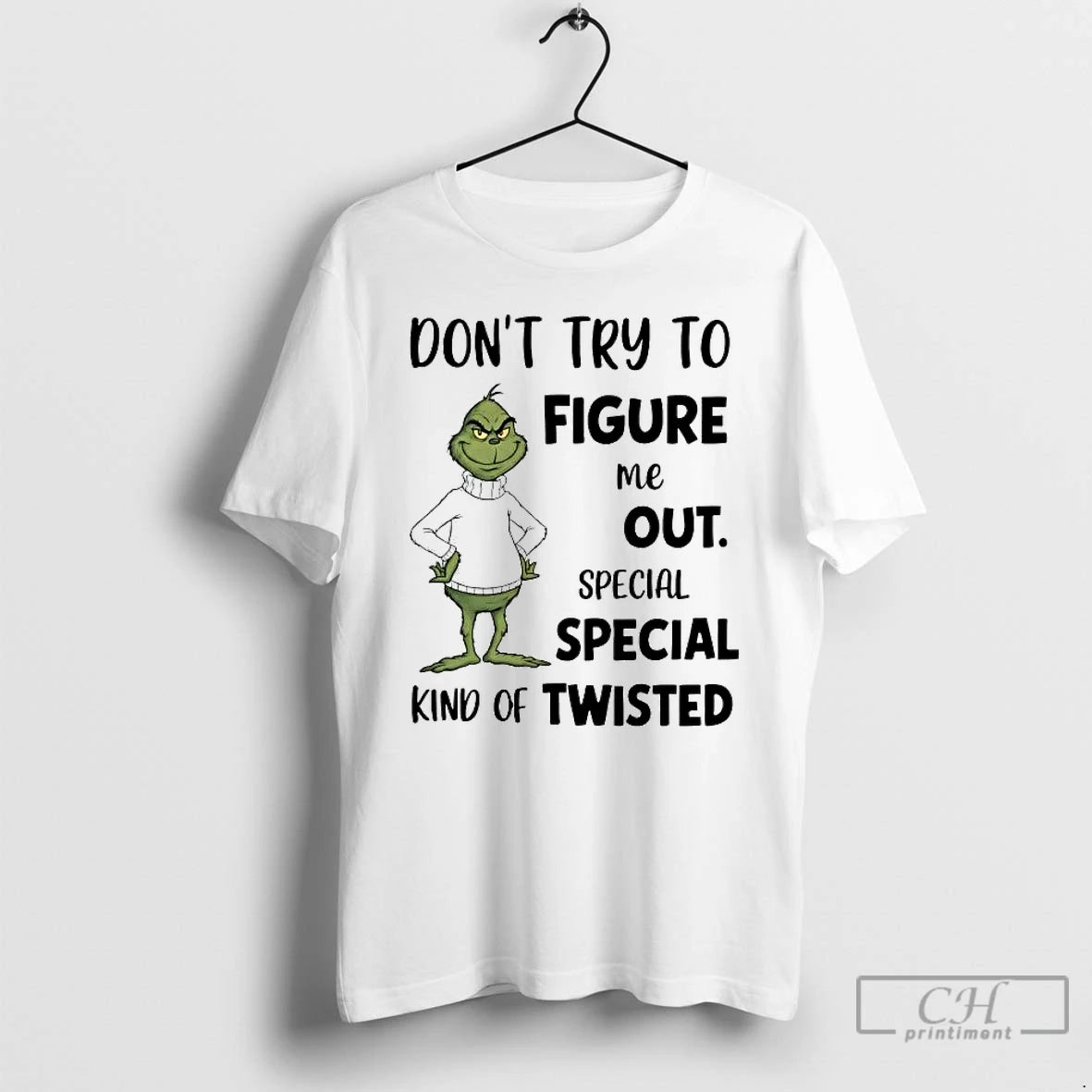 Premium Grinch Dont Try To Figure Me Out Special T-Shirts, Hoodie, Sweatshirt | PopFlextees.com
