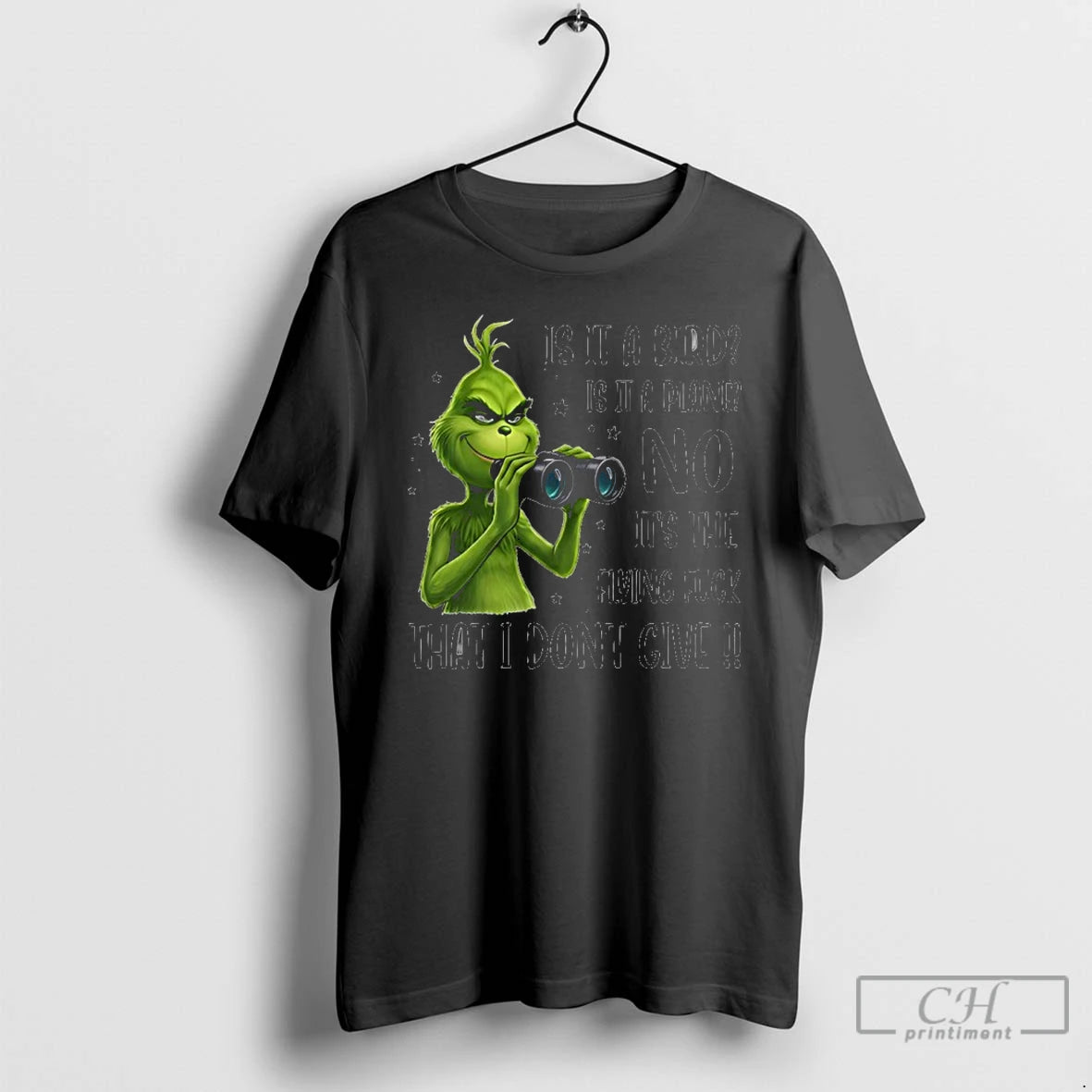 Premium Grinch Is It A Bird Is It A Plane No Its The Flying Fuck T-Shirts, Hoodie, Sweatshirt | PopFlextees.com