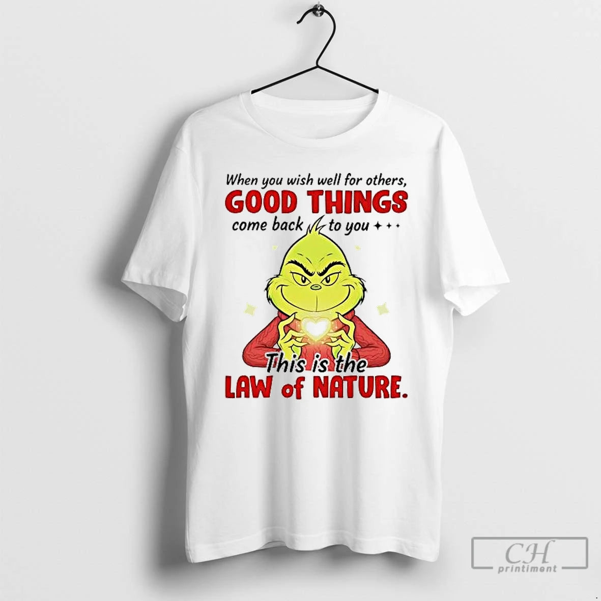 Premium Grinch When You Wish Well For Others Good Things Come Back T Shirts Sweater Hoodie, Sweatshirt | PopFlextees.com