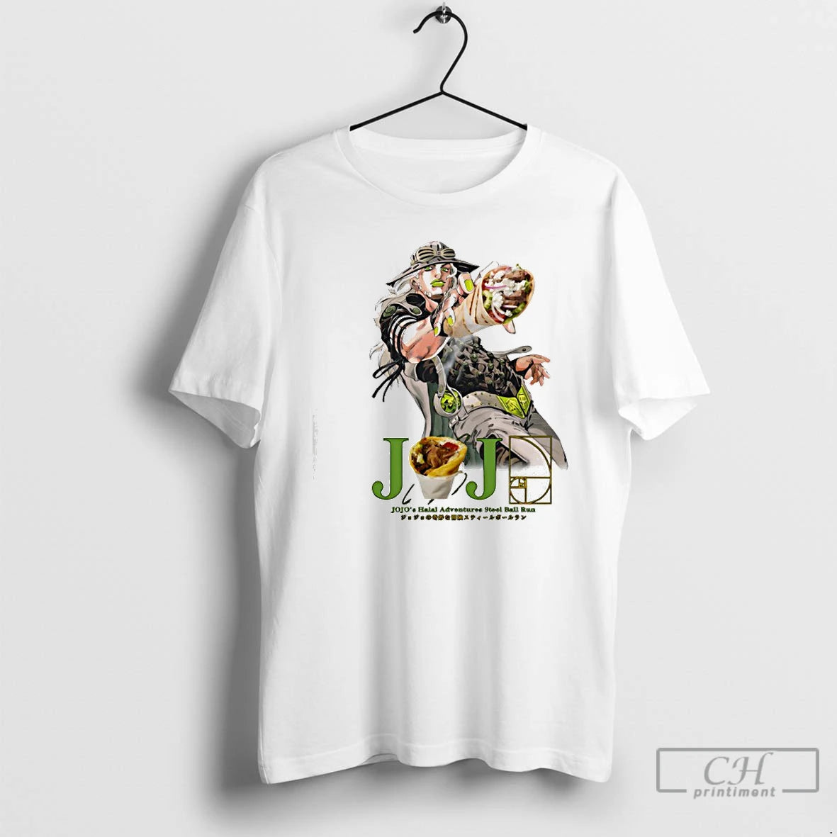Premium Gyro Jojos Halal Adventures Steel Ball Run T-Shirts, Hoodie, Sweatshirt | PopFlextees.com