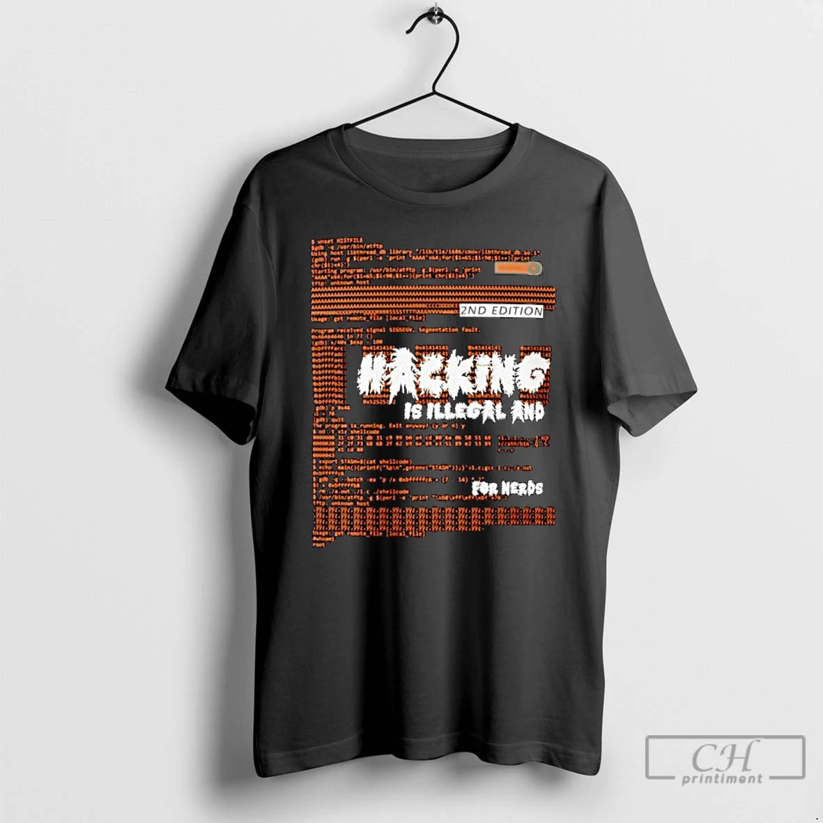 Premium Hacking Is Illegal And For Nerds Ornaments T-Shirts, Hoodie, Sweatshirt | PopFlextees.com