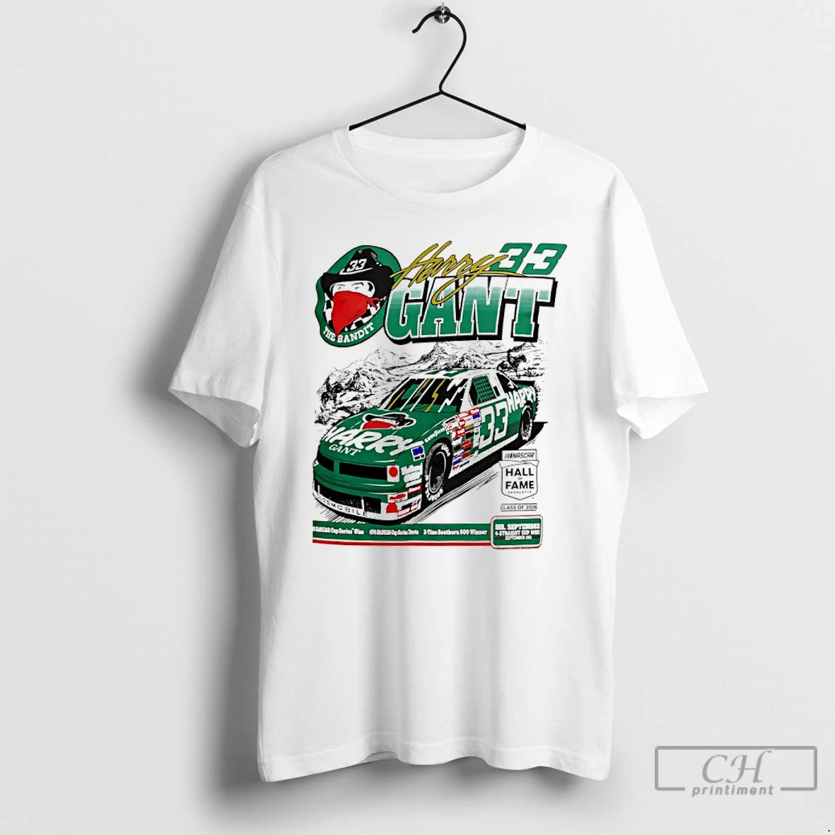 Premium Harry Gant 33 Nascar Hall Of Fame Inductee Signature T-Shirts, Hoodie, Sweatshirt | PopFlextees.com
