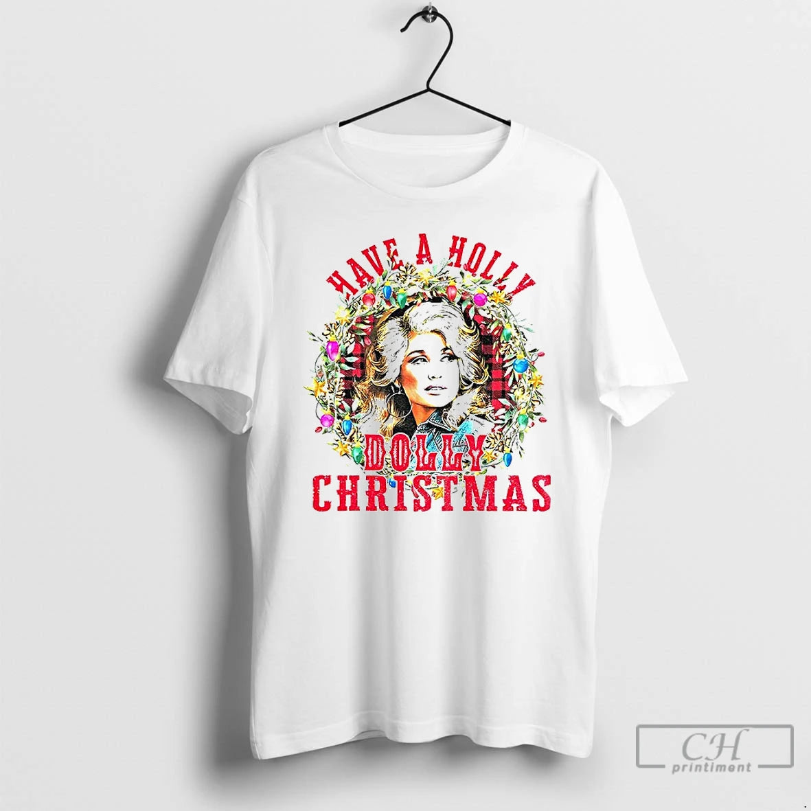 Premium Have A Holly Dolly Merry Christmas T-Shirts, Hoodie, Sweatshirt | PopFlextees.com