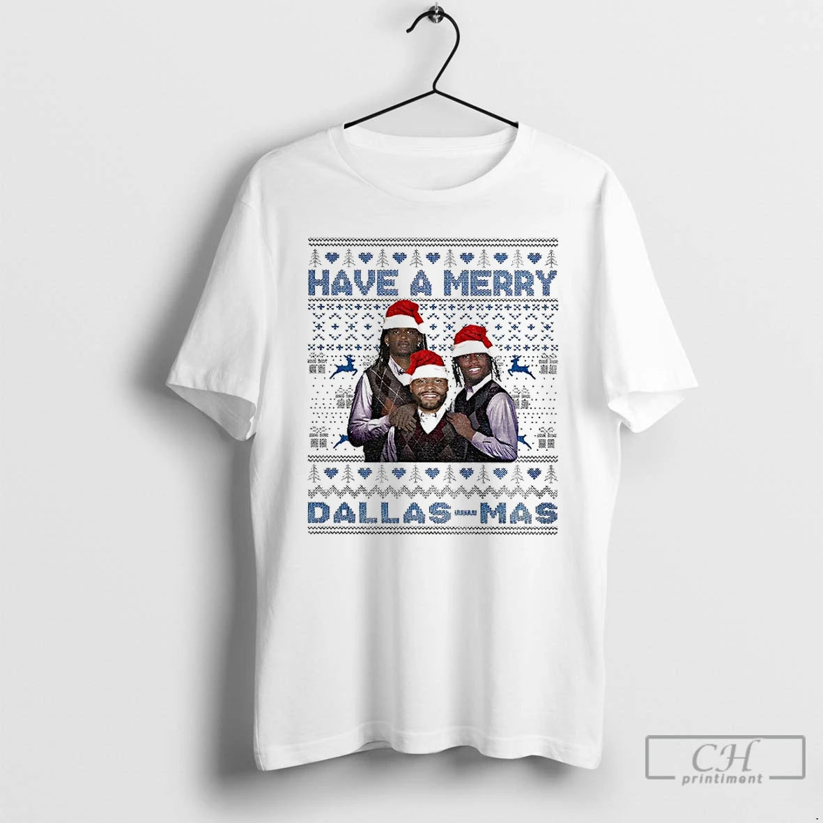 Premium Have A Merry Dallas Mas Ceedee Lamb Dak Prescott George Pickens Football Ugly Xmas T-Shirts, Hoodie, Sweatshirt
