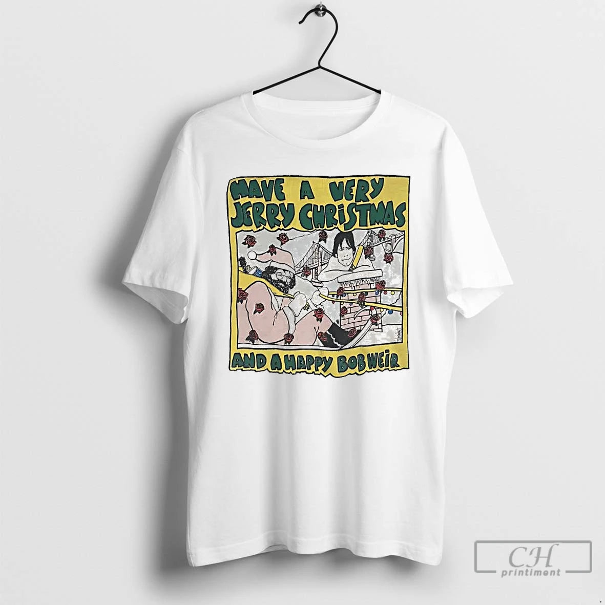 Premium Have A Very Jerry Christmas And A Happy Bob Weir T-Shirts, Hoodie, Sweatshirt | PopFlextees.com