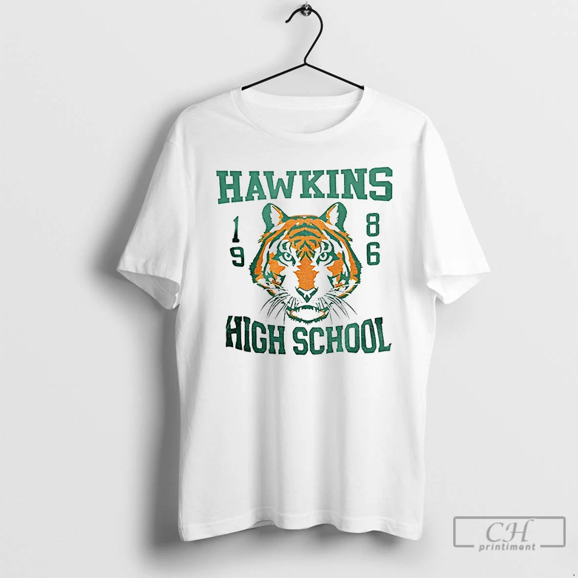 Premium Hawkins High School Tiger High Resolution T-Shirts, Hoodie, Sweatshirt | PopFlextees.com