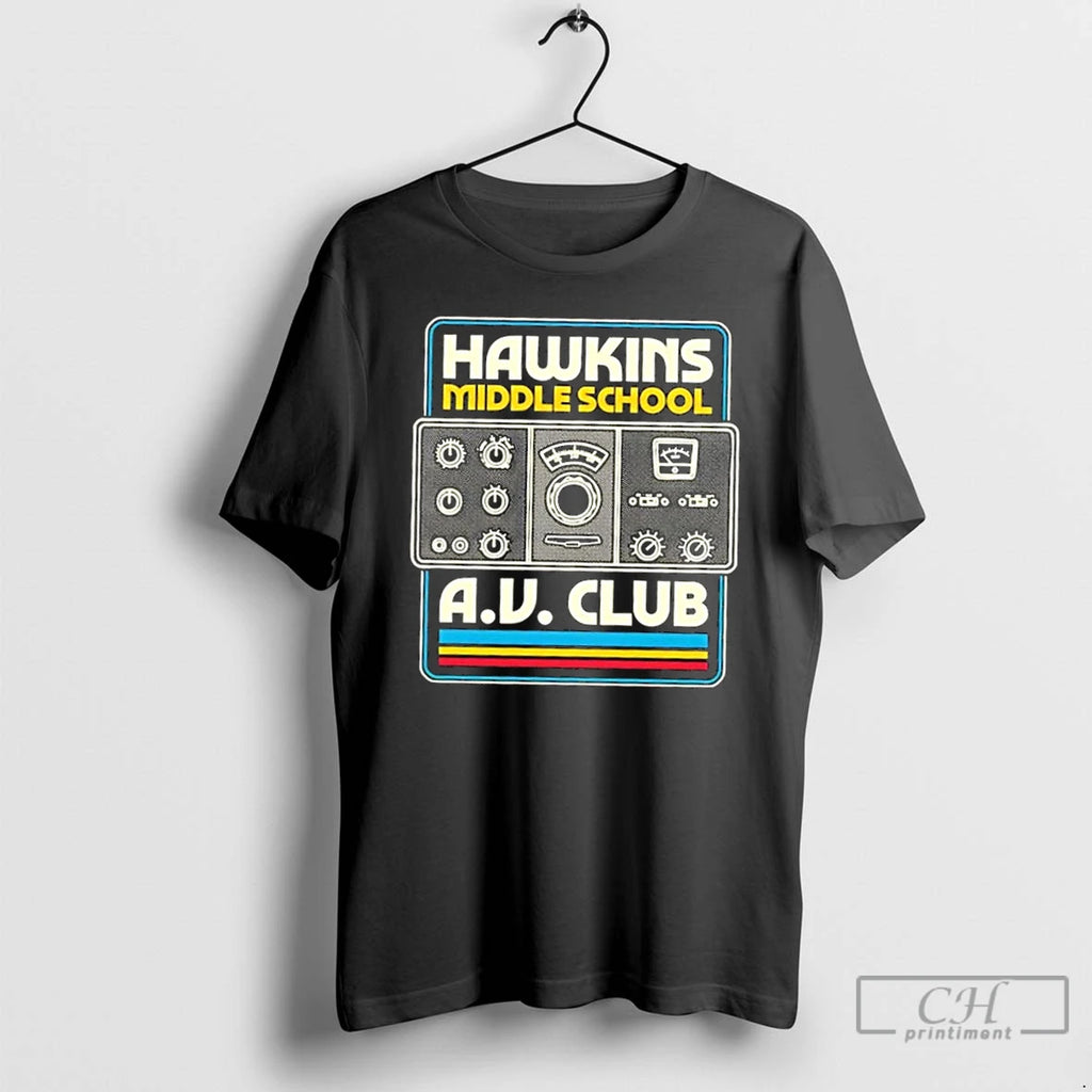 Premium Hawkins Middle School Av Club T-Shirts, Hoodie, Sweatshirt | PopFlextees.com