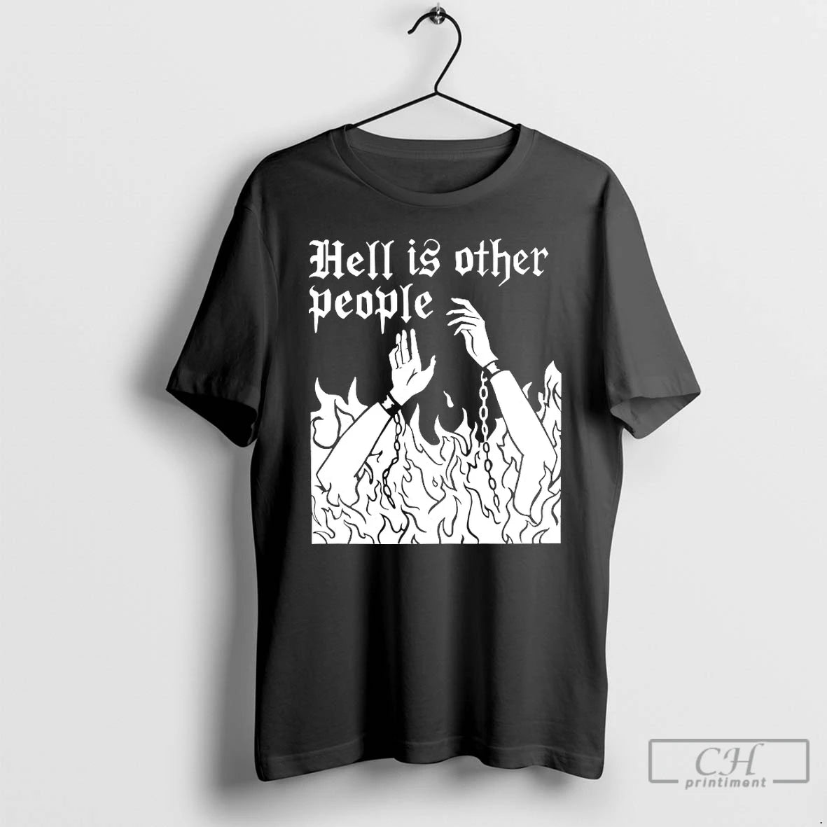 Premium Hell Is Other People T-Shirts, Hoodie, Sweatshirt | PopFlextees.com