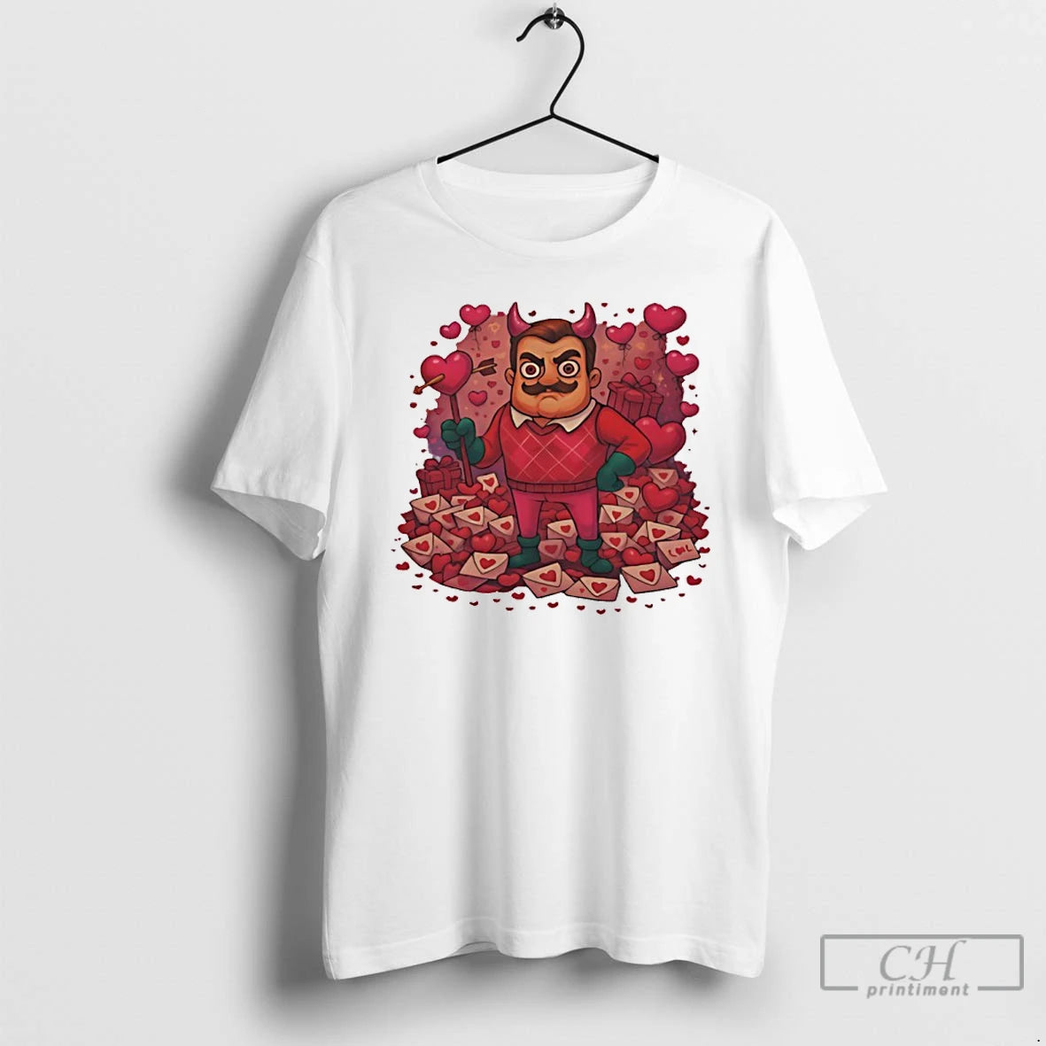 Premium Hello Neighbor Valentines Day T-Shirts, Hoodie, Sweatshirt | PopFlextees.com