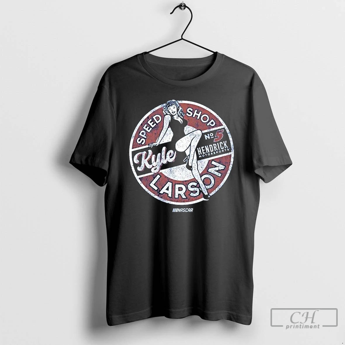 Premium Hendrick Motorsports Kyle Larson 5 Deep Pinup T-Shirts, Hoodie, Sweatshirt | PopFlextees.com