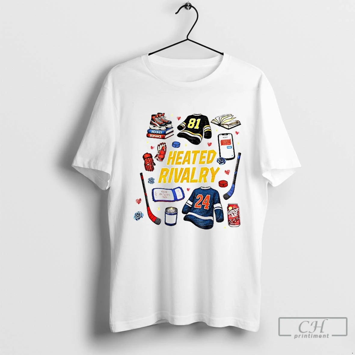 Premium Hockey Heated Rivalry Hollander Rozanov Lgbt Love T-Shirts, Hoodie, Sweatshirt | PopFlextees.com