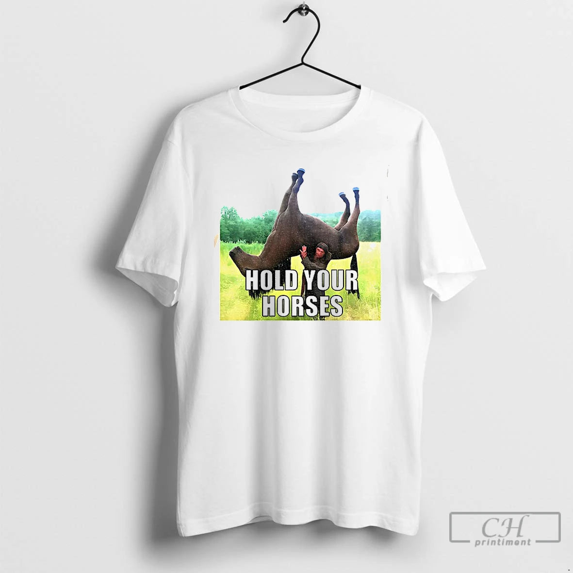 Premium Hold Your Horses Funny T-Shirts, Hoodie, Sweatshirt | PopFlextees.com