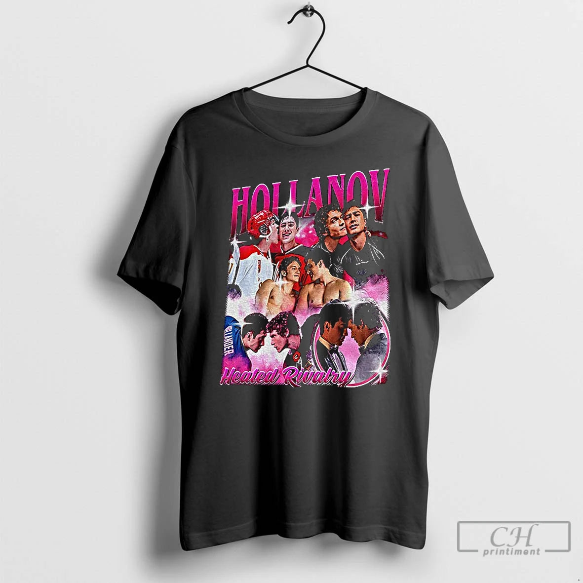 Premium Hollanov Heated Rivalry Hockey Vintage T-Shirts, Hoodie, Sweatshirt | PopFlextees.com