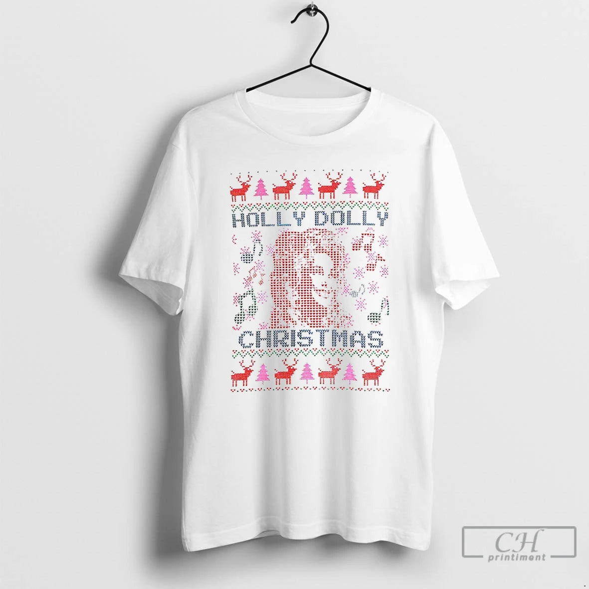 Premium Holly Dolly Christmas Merry Xmas T-Shirts, Hoodie, Sweatshirt | PopFlextees.com