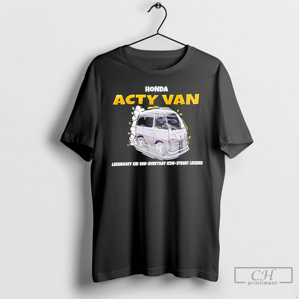 Premium Honda Acty Van Legendary Kei Van Everyday Icon Street Legend T-Shirts, Hoodie, Sweatshirt | PopFlextees.com