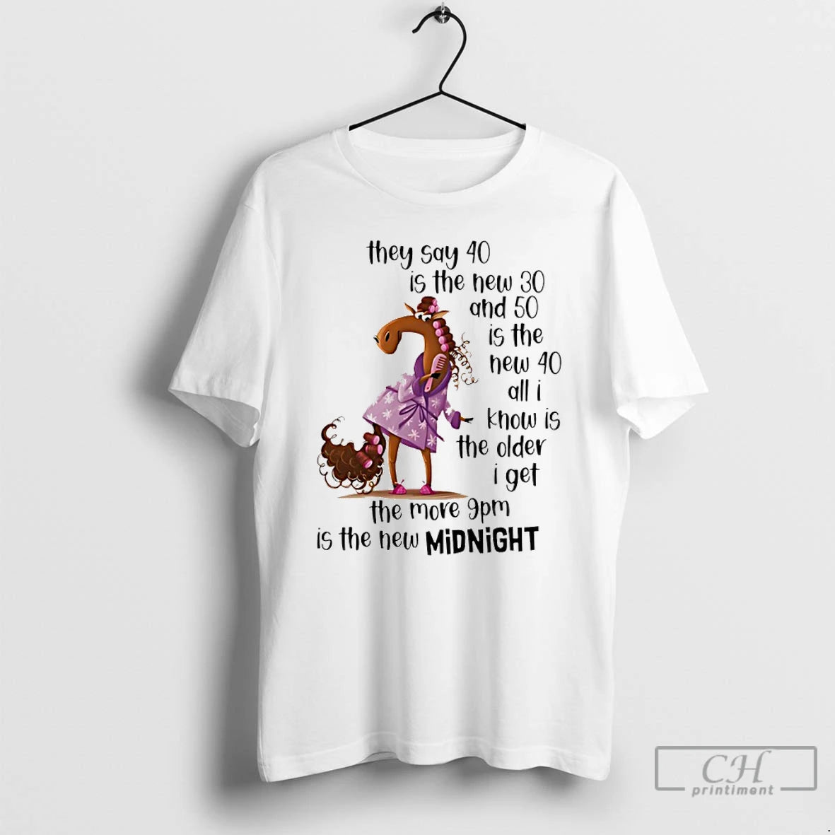 Premium Horse They Say 40 Is The New 30 And 50 Is The New 40 T-Shirts, Hoodie, Sweatshirt | PopFlextees.com