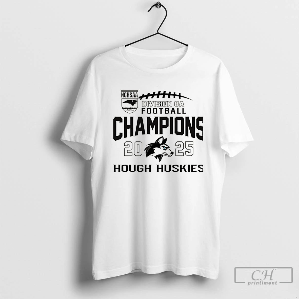 Premium Hough Huskies 2025 Nchsaa Division 8a Football Champions Christmas T-Shirts, Hoodie, Sweatshirt | PopFlextees.com