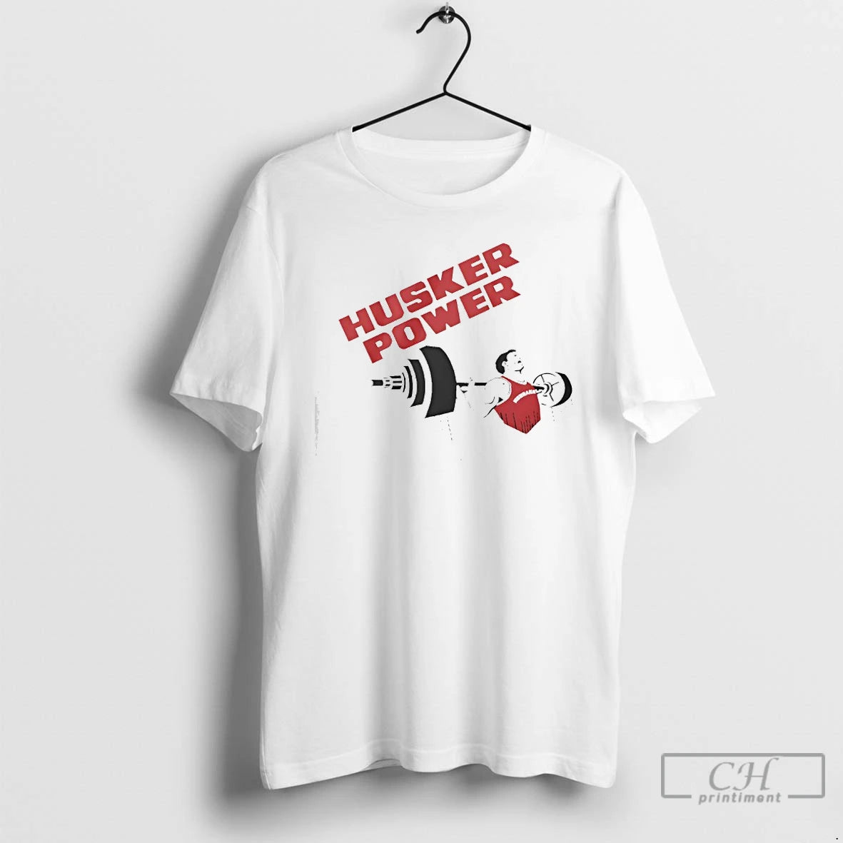 Premium Husker Power Logo Gym T-Shirts, Hoodie, Sweatshirt | PopFlextees.com