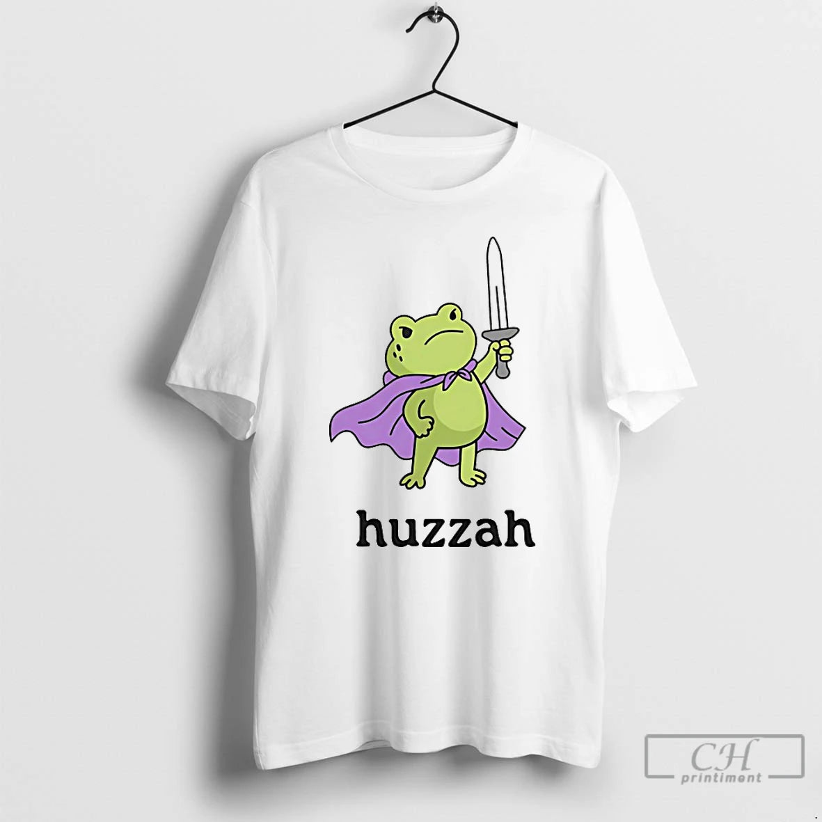 Premium Huzzah Frog T-Shirts, Hoodie, Sweatshirt | PopFlextees.com